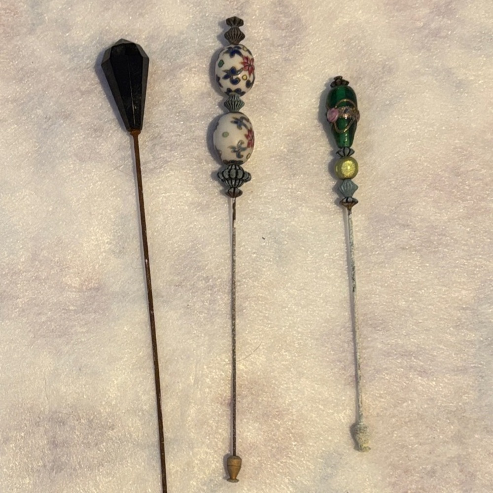 Vintage Decorative Hat Pins Set